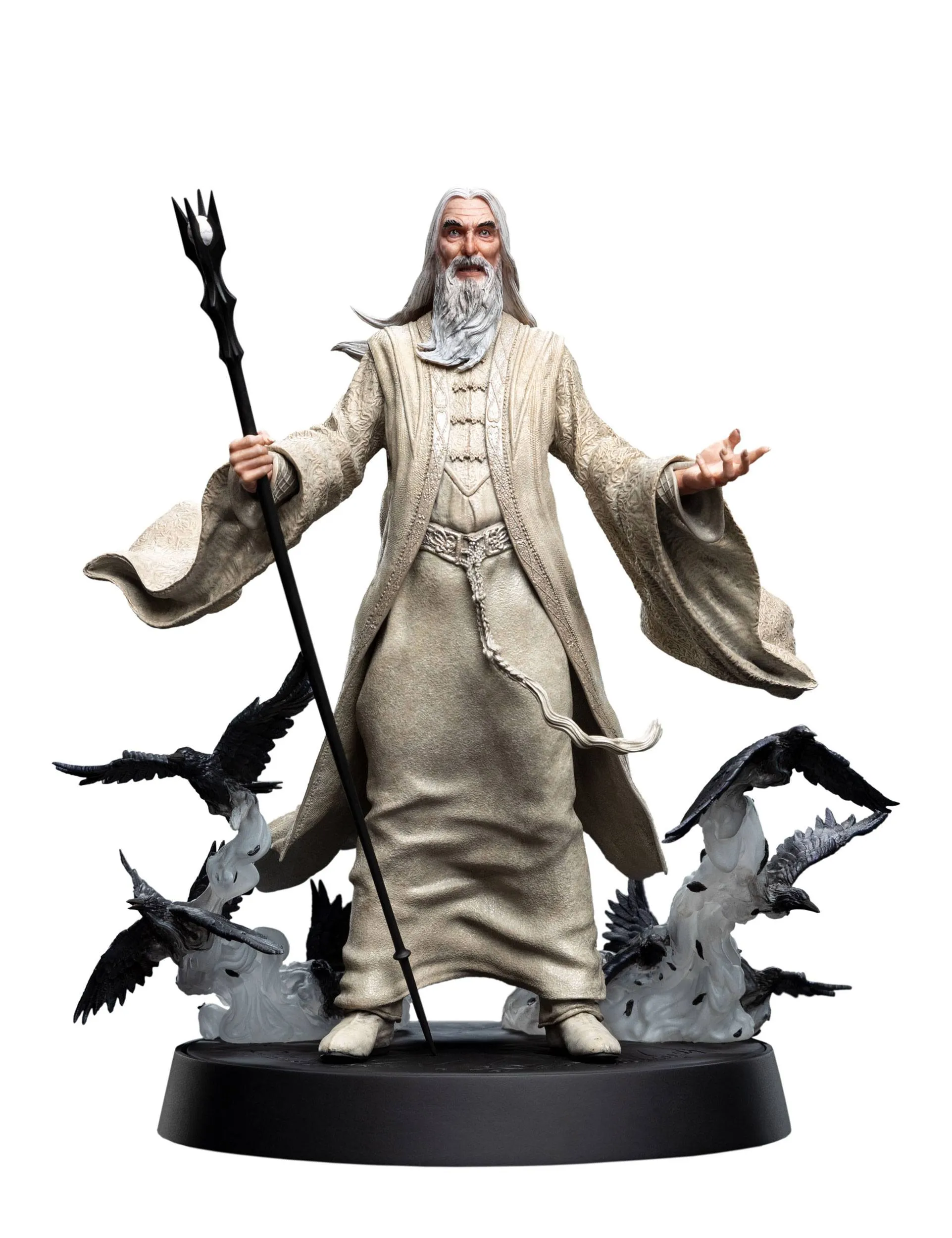 Message Option Art Replica Weta Lord of the Rings Figures of Fandom Saruman the White PVC Statue