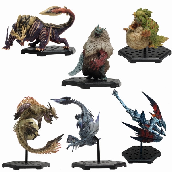Premium Figure CAPCOM FIGURE BUILDER Monster Hunter Standard Model Plus THE BEST Vol.19, 20, 21 (Set of 6)