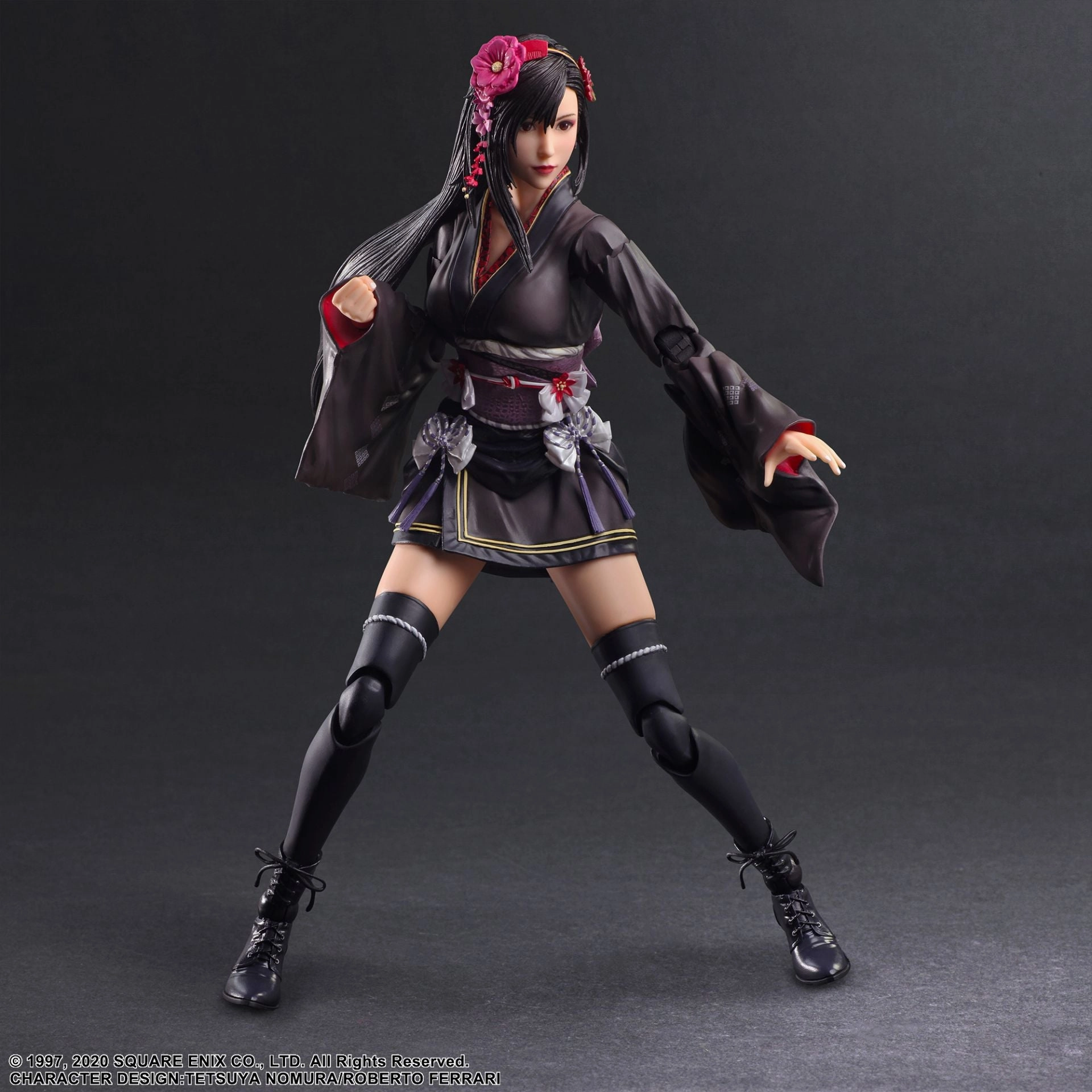 Final Fantasy VII Remake PLAY ARTS KAI Tifa Lockhart Exotic Dress Action Figure Gift For Her Bird Sculpture
