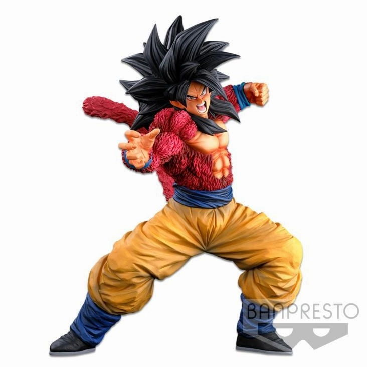 Dragon Ball GT World Figure Colosseum 3 Super Master Stars Piece Super Saiyan 4 Goku Handmade Sculpture Action Goods
