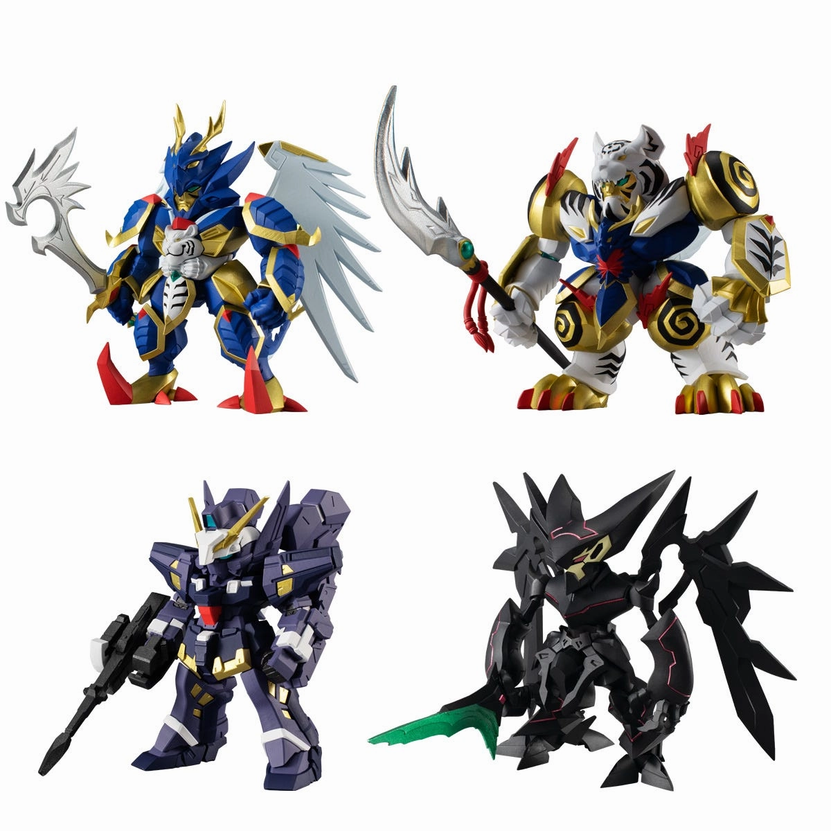 Miniature Piece Super Robot Wars OG Original Collection (Set of 4)