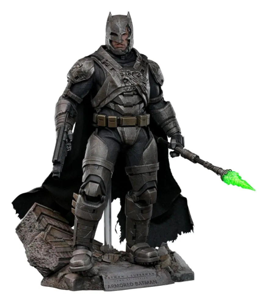 Hot Toys Batman v Superman: Dawn of Justice Movie Masterpiece Armored Batman 2.0 (Deluxe Version) 1/6 Action Figure Vintage Model Adult Collectible