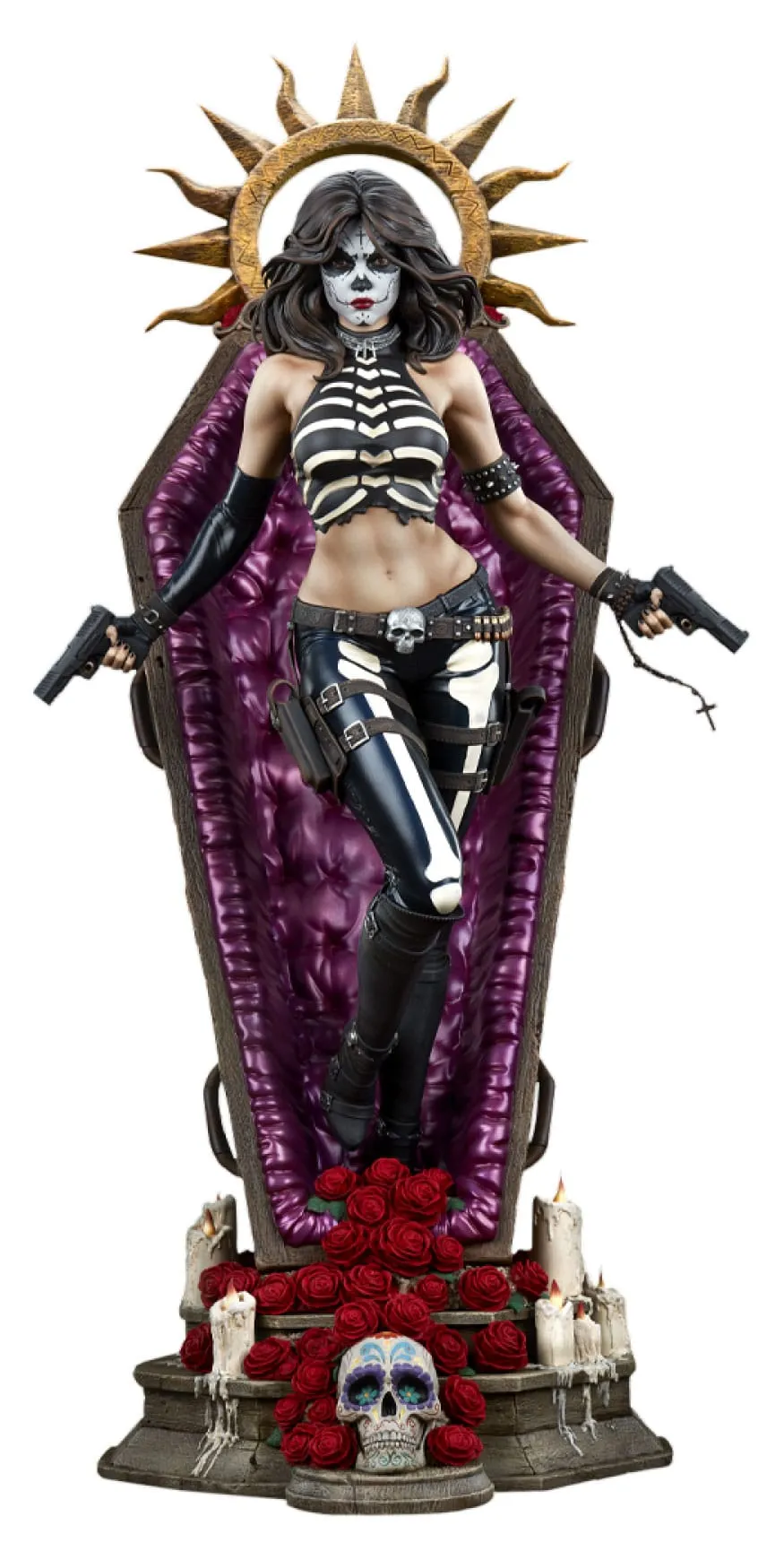 Recycled plastic Folk Tale Sideshow Collectibles Coffin Comics La Muerta Premium Format Statue