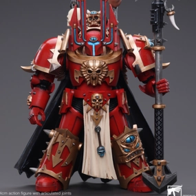 WARHAMMER 40K ChaosSpace Marines Crimson Slaughter Sorcerer Lord in Terminator Armour Super Vehicle