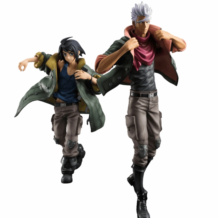 Action Showcase Metallic Finish Iron Blooded Orphans Mikazuki Augus & Orga Itsuka