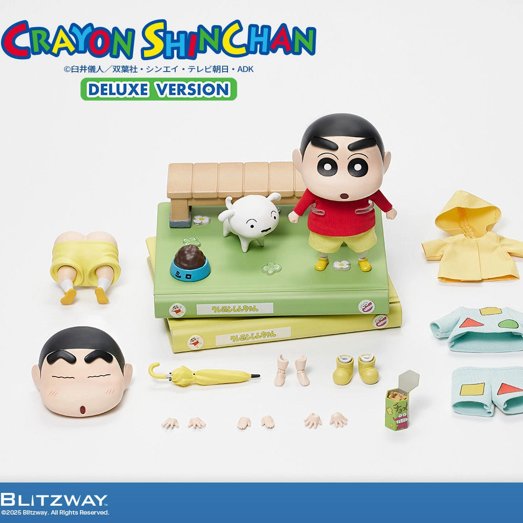 BLITZWAY Crayon Shinchan Action Figure (DX Ver.) Urban Vinyl Jungle Beast