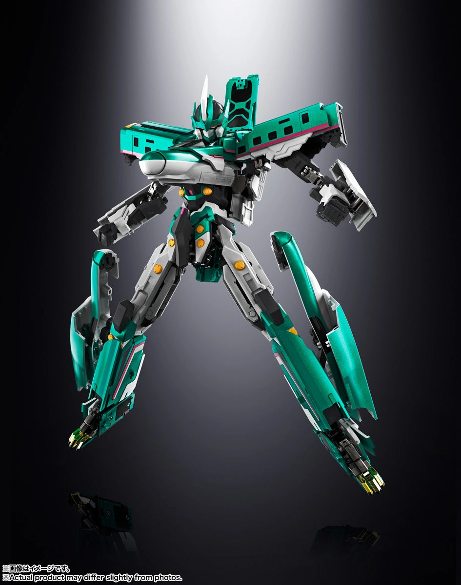Vinyl Goods Soul of Chogokin GX-115 Shinkansen Transforming Robot Shinkalion E5 Hayabusa