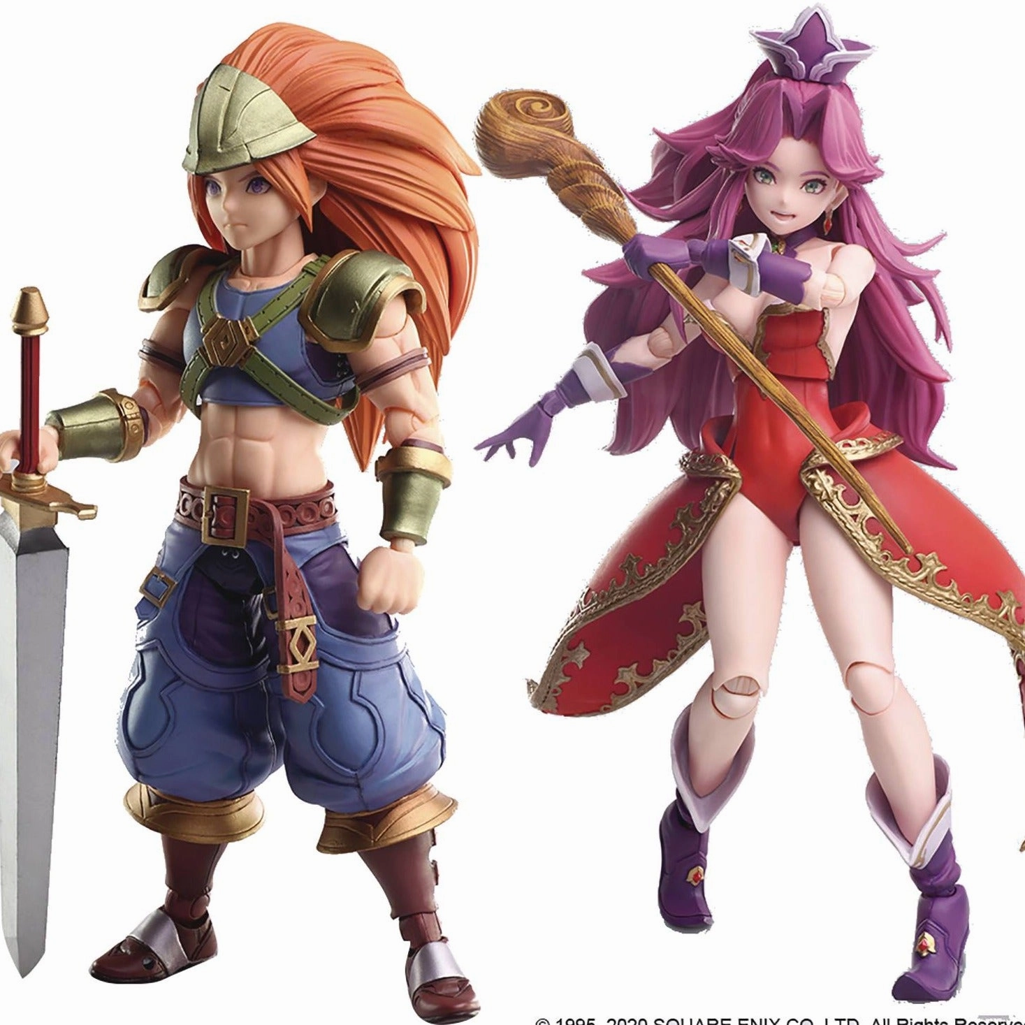 Comic Book Hero TRIALS OF MANA BRING ARTS DURAN & ANGELA AF SET
