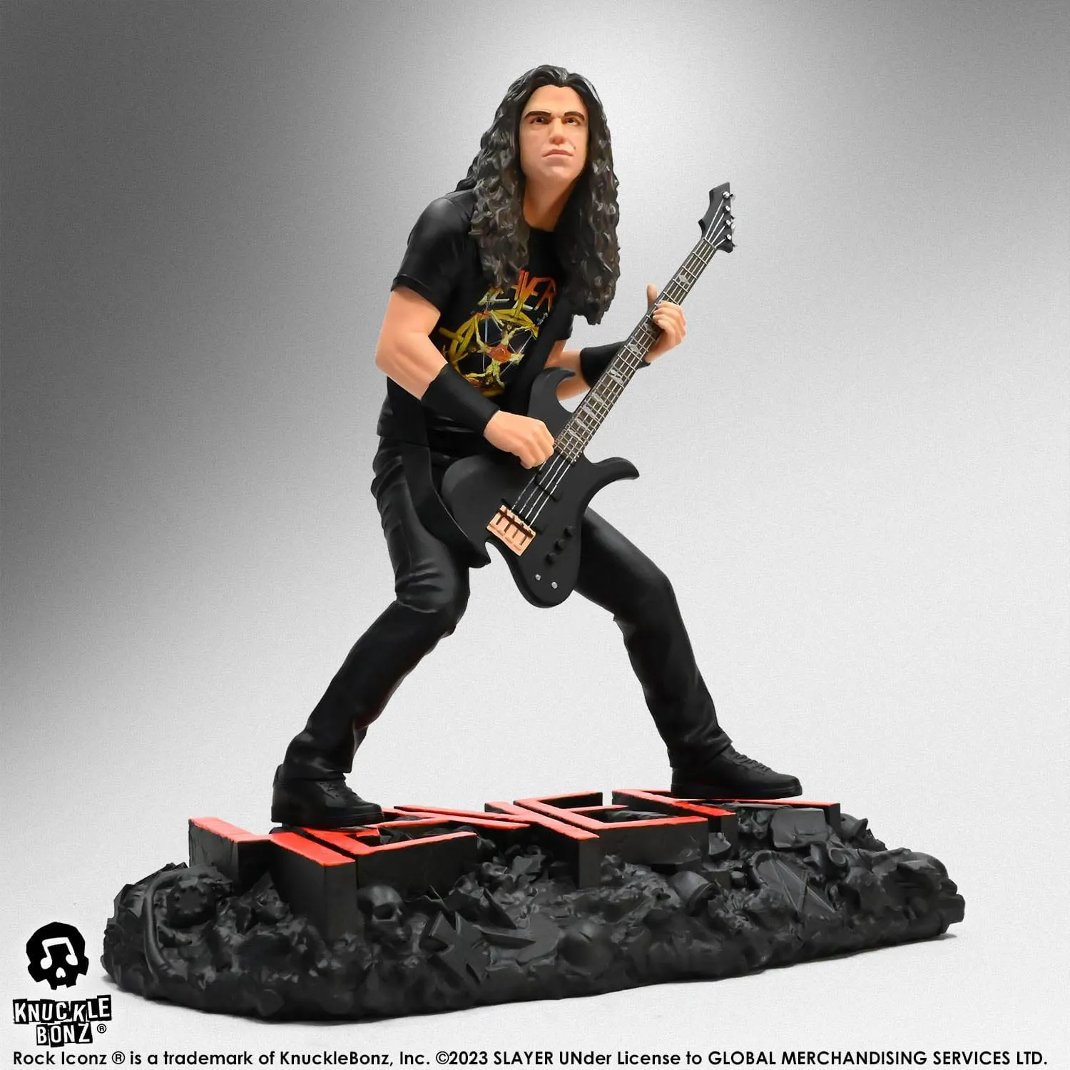 Knucklebonz Slayer Rock Iconz Tom Araya II Statue Preservation Tool
