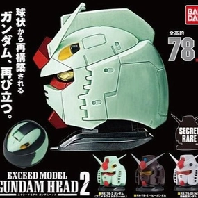Blockchain Token Film Character EXCEED MODEL GUNDAM HEAD 2 (Set of 4)