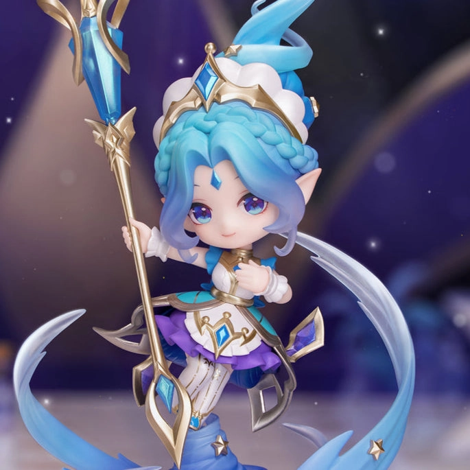 Dragon Figure Golden Spatula Prestige Perfume Gem Chibi Janna Figure