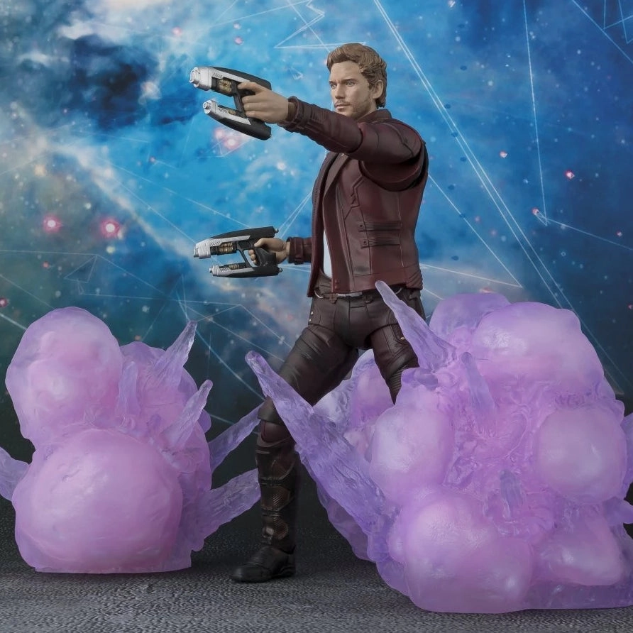 Bandai Tamashii Nations S.H.Figuarts Guardians of the Galaxy Vol. 2 Star-Lord & Explosion Set Character Object