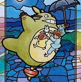 Flying Totoro "My Neighbor Totoro" Artcrystal Jigsaw (208-AC08) Best Seller Collectible Item