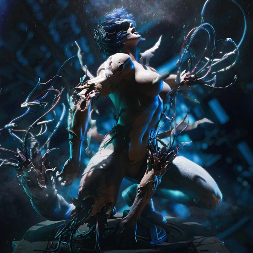 Pokemon Creature Prime 1 Studio Ultimate Premium Masterline GHOST IN THE SHELL Motoko Kusanagi VS Arachnida