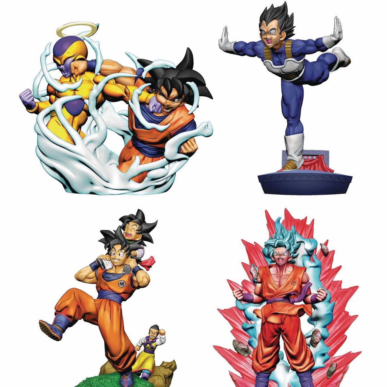 DRACAP RE BIRTH Limit Breaking Ver. Dragon Ball Petitrama (Set of 4) Passionate Pursuit