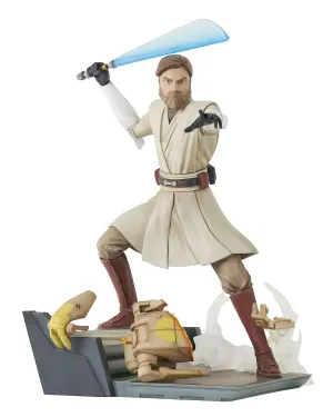 Solo Play Wavelength Concept Gentle Giant Star Wars The Clone Wars Deluxe Gallery General Obi-Wan Kenobi PVC Statue