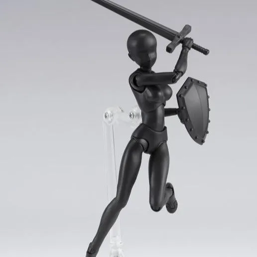 Artisan Partnership Popular Character S.H.Figuarts DX Body-chan Set (Solid Black Color Ver.)