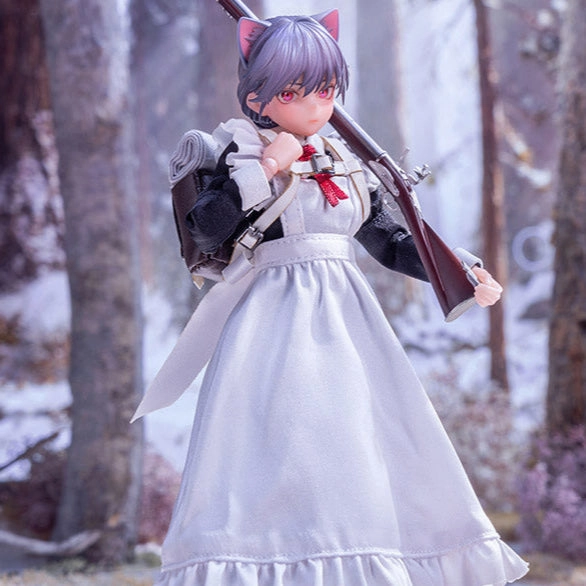 HASUKI Pocket Art Series PA010 Maid Gunner FKEY Online Game Collectible Model