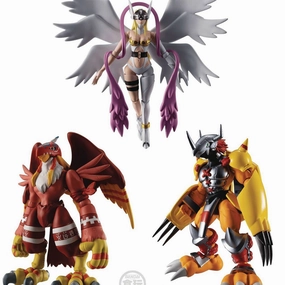 Cowboy Sculpture Digimon Adventure Shodo Vol.1 Box of 6 Figures