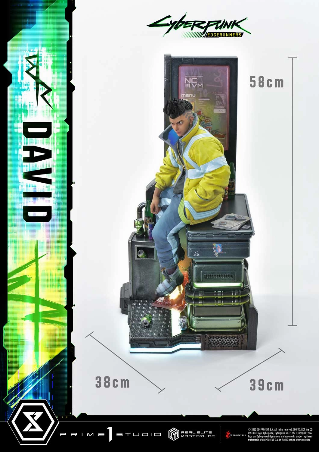 Robot Goods Designer Merchandise Prime 1 Studio Real Elite Masterline Cyberpunk: Edgerunners David