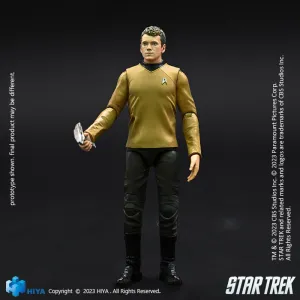 Hiya Toys Star Trek 2009 Chekov Exquisite Mini 1/18 Action Figure Entryway Accent Action Hero