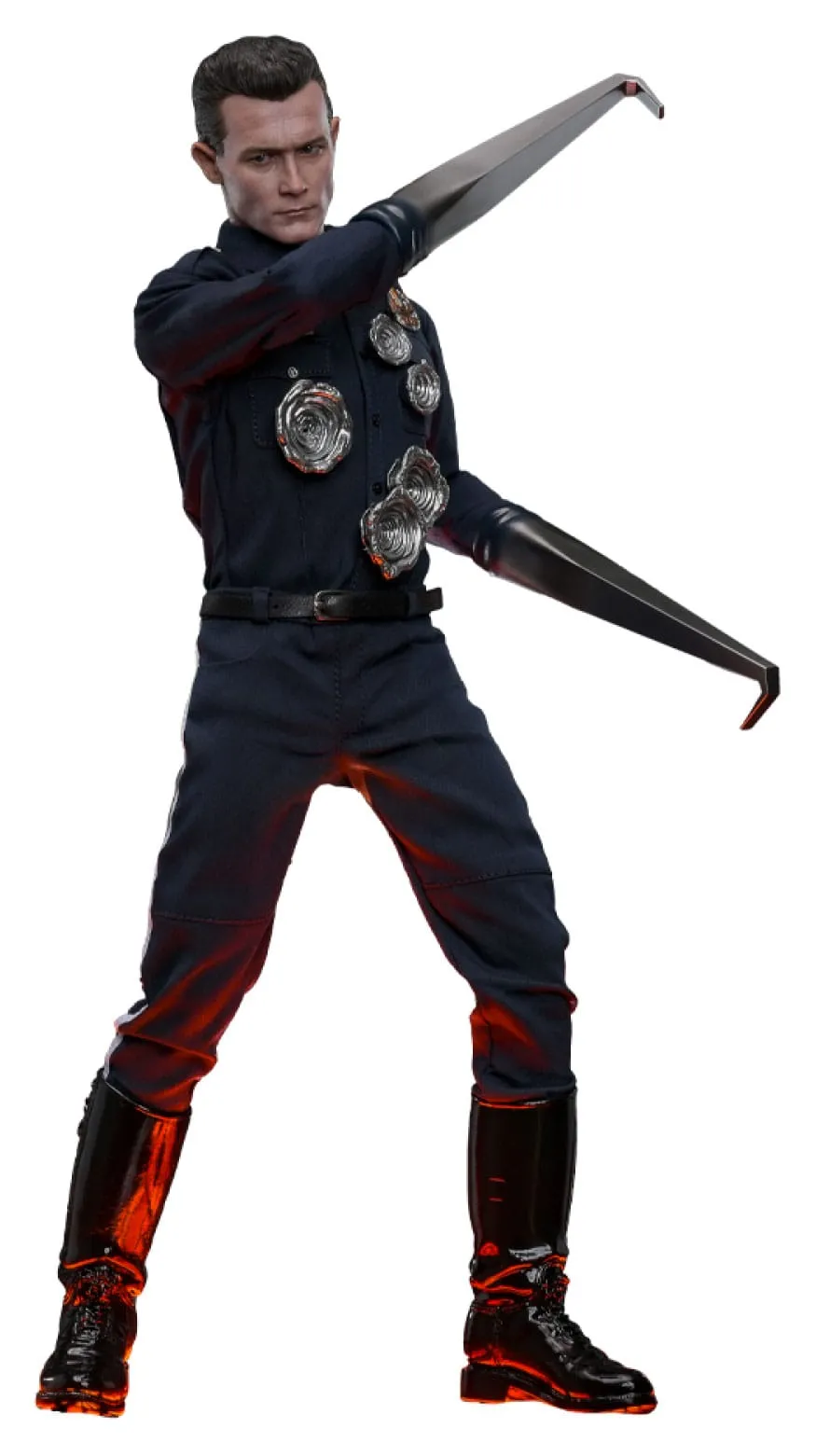 Fantasy Hero Super Deformed Hot Toys Terminator 2 Movie Masterpiece T-1000 (2.0) 1/6 Action Figure