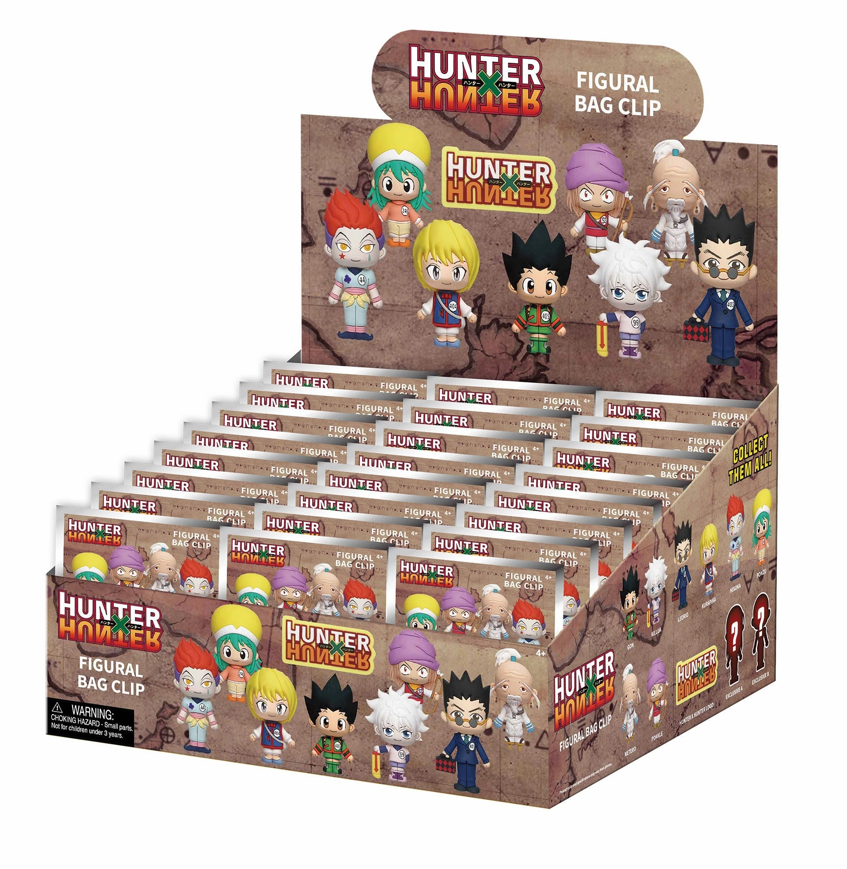 HUNTER X HUNTER SERIES 1 3D FOAM BAG CLIP (Each) Durable Material