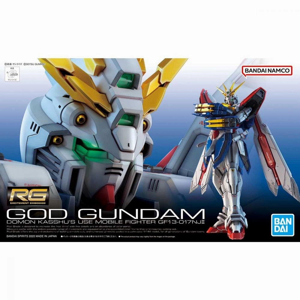 Passed Down Enthusiast Grade Bandai Hobby RG 1/144 #37 GOD GUNDAM (5063358)