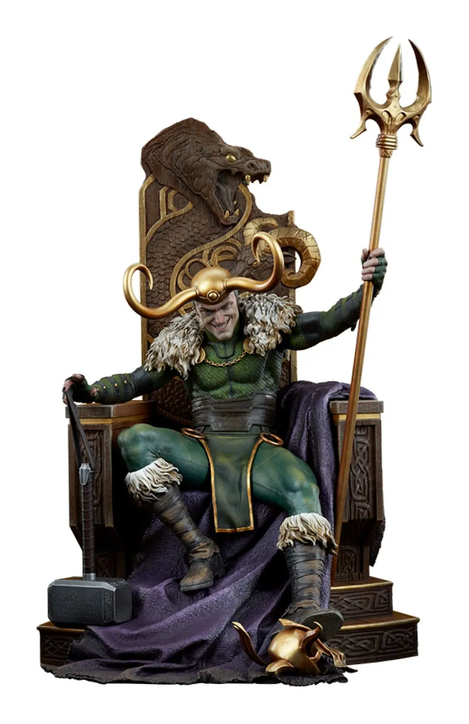 Auction Item Sideshow Collectibles Marvel Loki Premium Format Statue