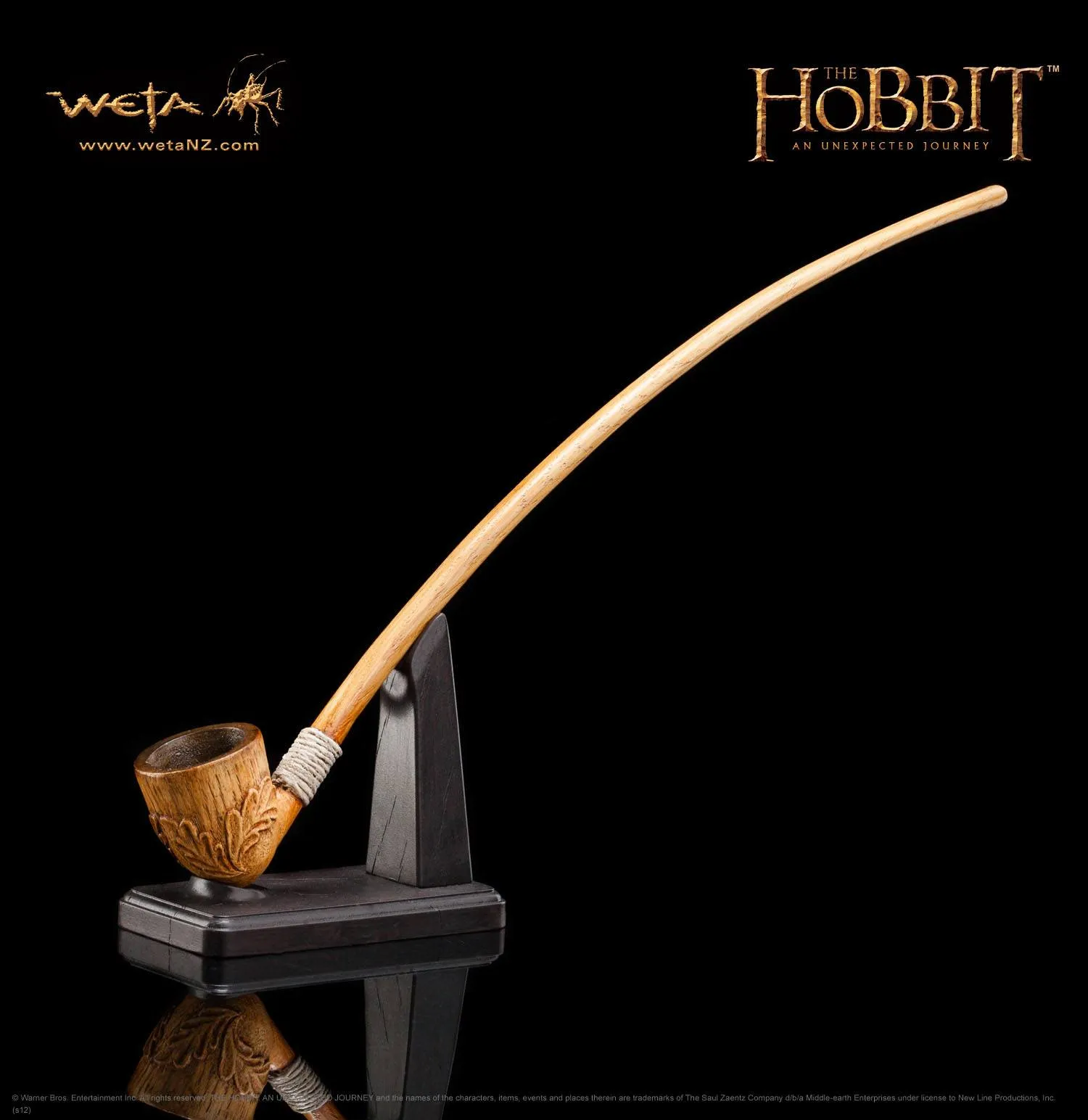 Weta The Hobbit An Unexpected Journey The Pipe of Bilbo Baggins 1/1 Prop Replica Fantasy Warrior