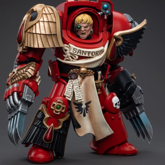 WARHAMMER 40K Blood Angels Assault Terminators Sergeant Santoro Anime Figure