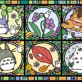 Totoro Season's Tidings (Large) Artcrystal Puzzle "My Neighbor Totoro", Ensky Artcrystal Puzzle (1000-AC012) Gaming Piece Robot Goods