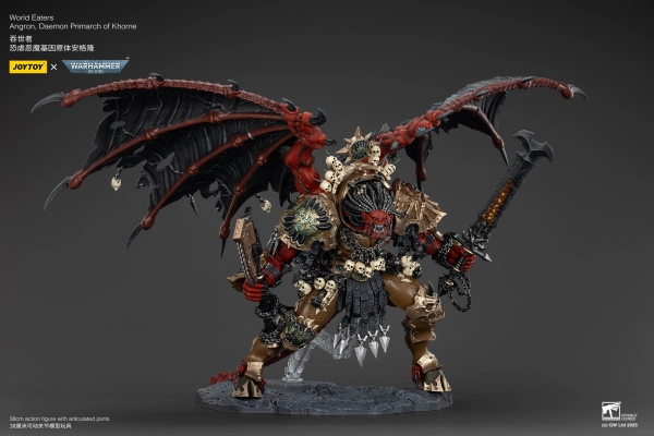 WARHAMMER World Eaters Angron Daemon Primarch of Khorne PVC Display Collectible Statue