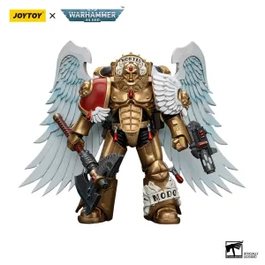 Battle Figure JOYTOY Warhammer The Horus Heresy Blood Angels Sanguinary Guard with Encarmine Axe and Inferno Pistol 1/18 Action Figure