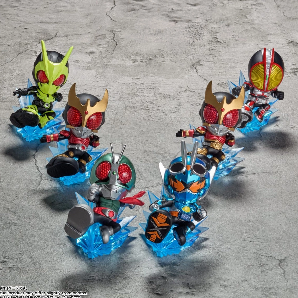 Therapeutic Hobby Kamen Rider ARTlized Go!Go!Rider Kick! "Kamen Rider" Tamashii Nations Box (Set of 6)
