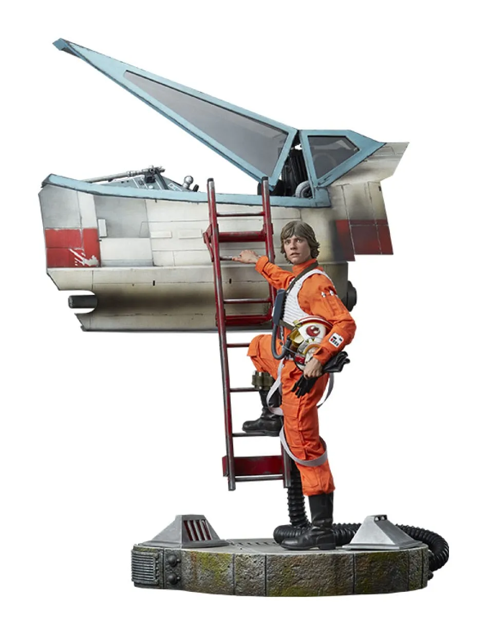 Sideshow Collectibles Star Wars Luke Skywalker & X-Wing: Red Five, Standing By Premium Format Figure 1/4 Statue Cultural Heritage Resale Value