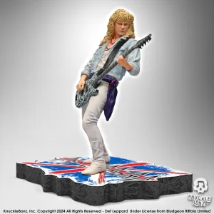 Knucklebonz Def Leppard Rock Iconz Rick Savage Statue Chibi Style