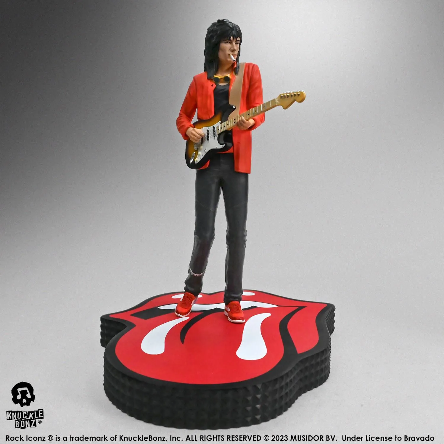 Detailed Replica Knucklebonz The Rolling Stones Rock Iconz Ronnie Wood (Tattoo You Tour 1981) Statue