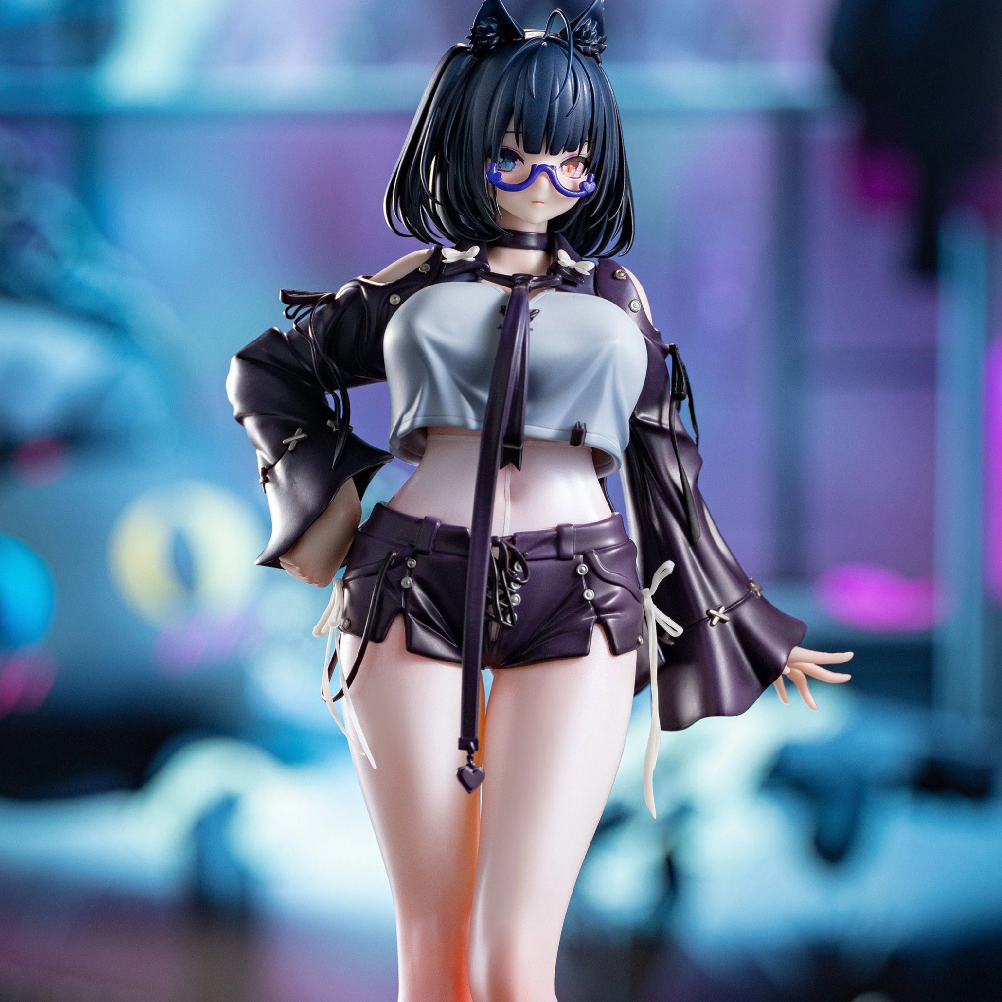 Global Appeal Kurochako Is Having Trouble Choosing Stockings In The Fitting Room