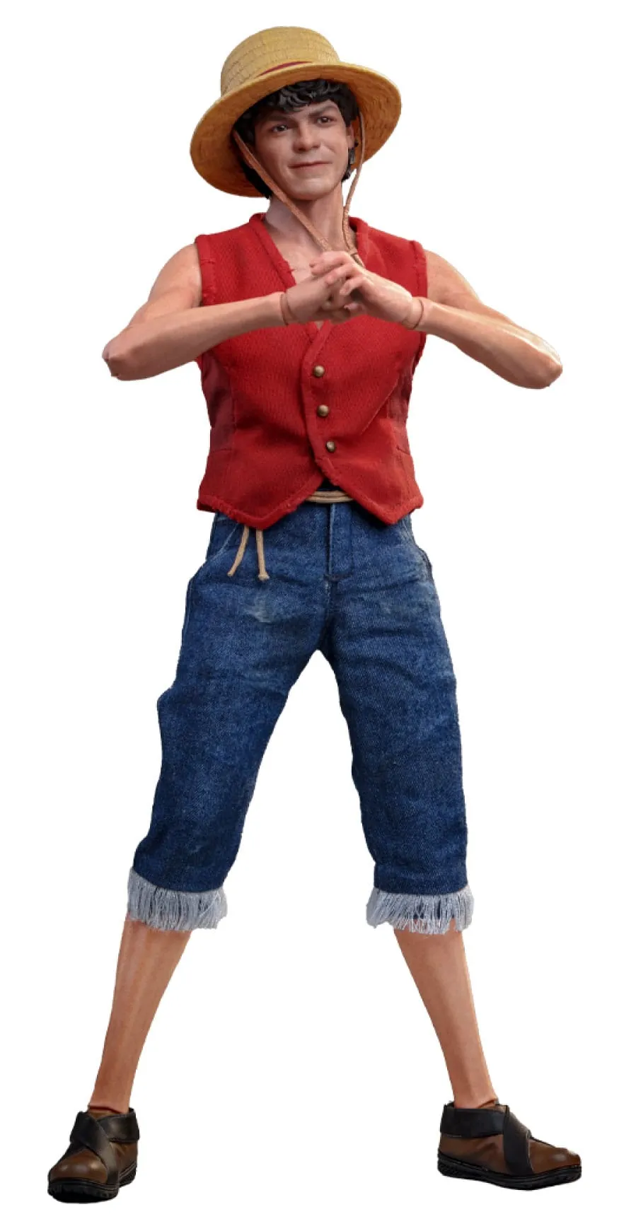 Hot Toys Monkey D. Luffy - One Piece (Netflix Series) - TMS109 - 1/6 Scale Collectible Figure Cowboy Sculpture Contemporary Home