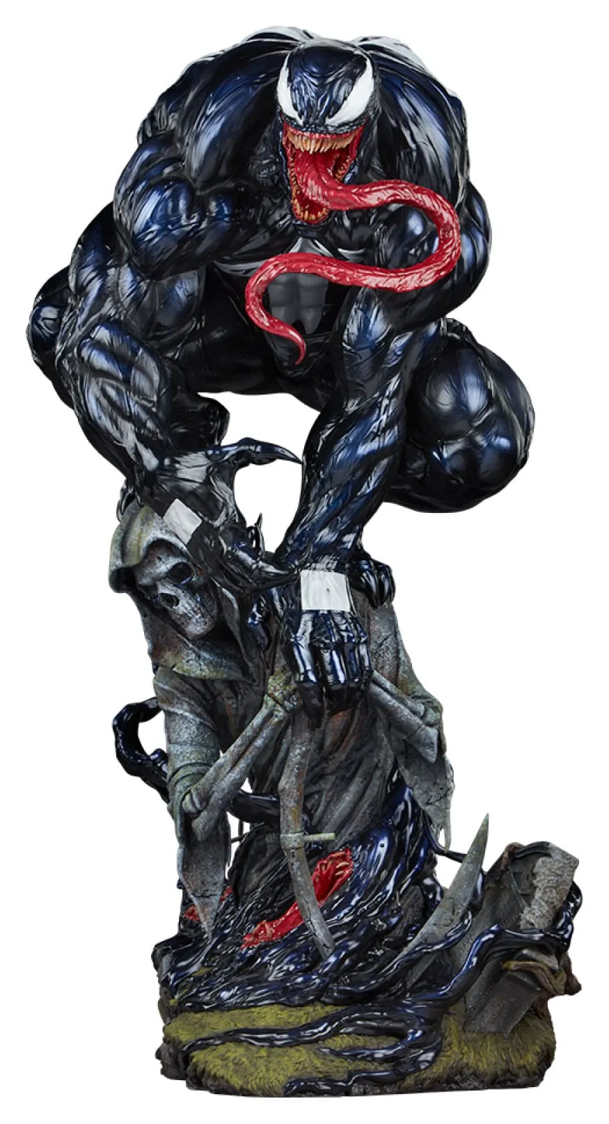 Sideshow Collectibles Marvel Venom Premium Format Statue Wood Carving