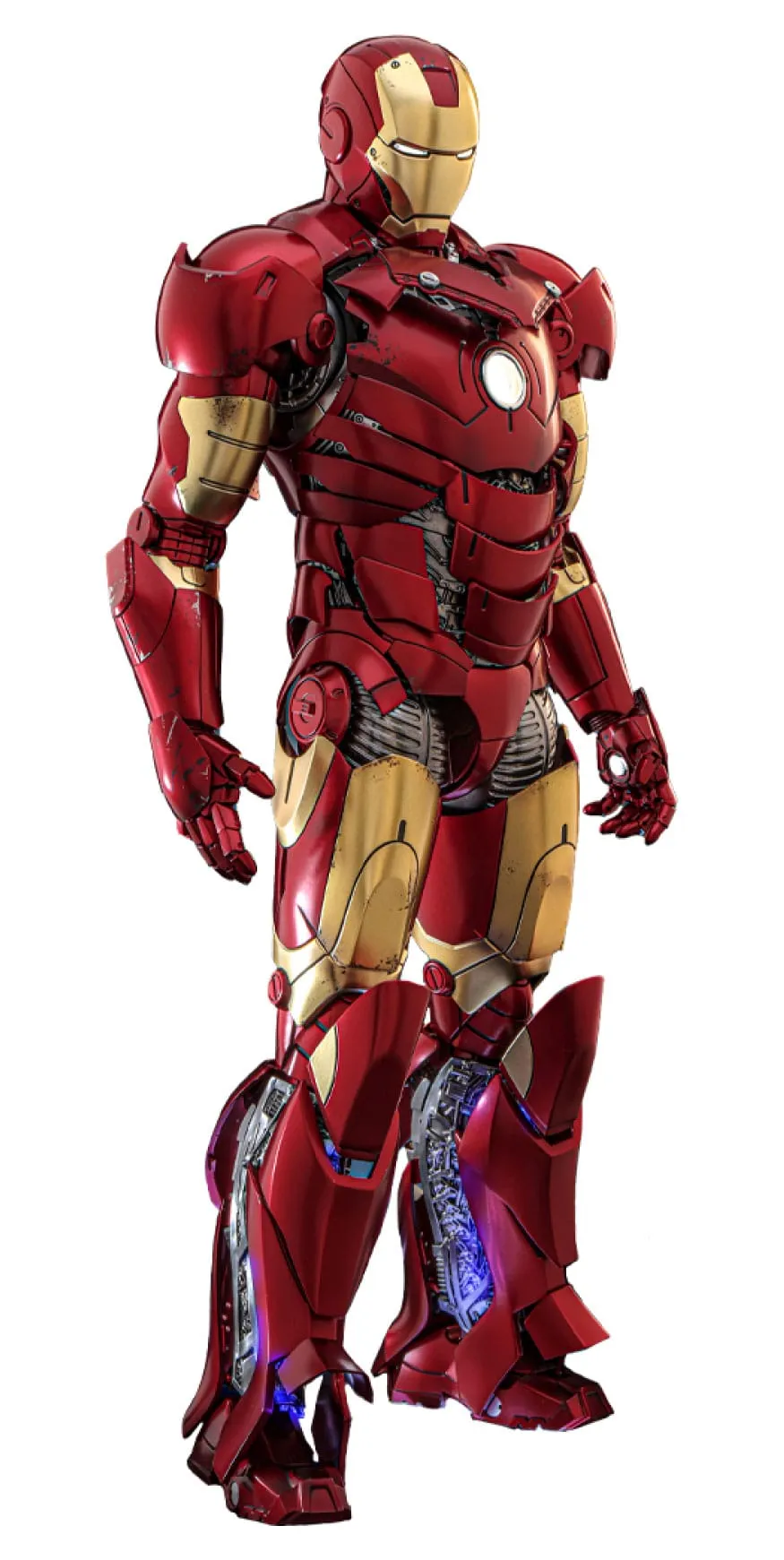 Hot Toys Iron Man Mark III (Armor Suit Up Version) - Iron Man - MMS825D72 - Diecast 1/6  Scale Collectible Figure She Shed
