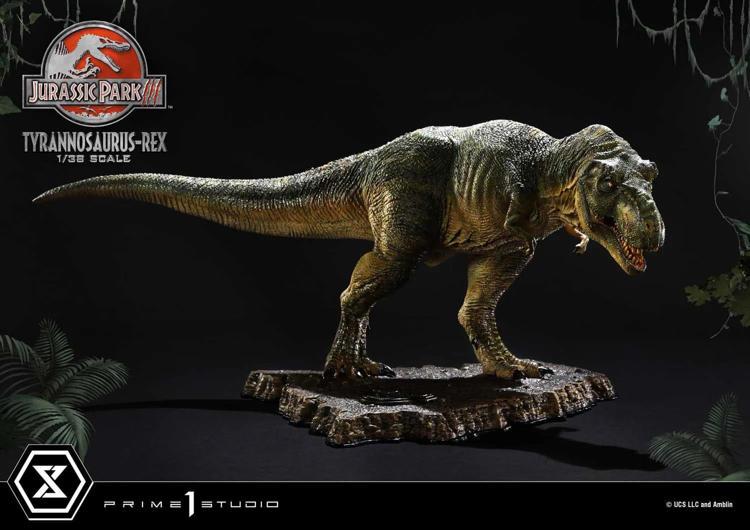 Retro Game Emotional Connection Prime 1 Studio Jurassic Park III T-Rex Prime Collectibles 1/38 PVC Statue