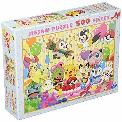Designer Product Fast shipping Lets Eat Together! Celebration Cake "Pokemon" 500P Puzzle (PK500-02)