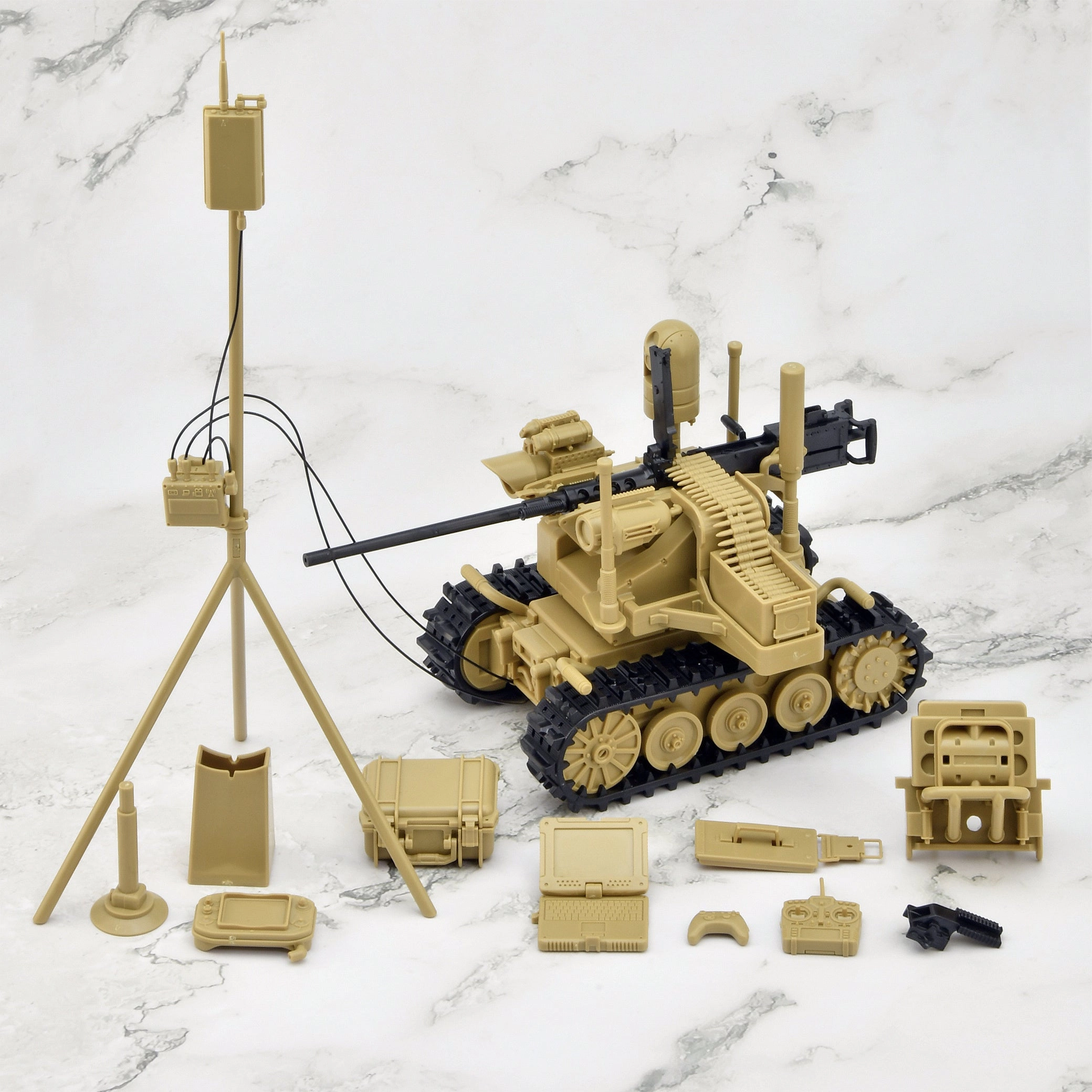 TomyTec Little Armory 1/12 LD049 UGV Armed Robot System 2 Caliber Carrier Global Citizen
