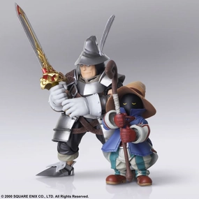 Square-Enix Bring Arts FINAL FANTASY IX VIVI ORNITIER & ADELBERT STEINER Medieval Knight