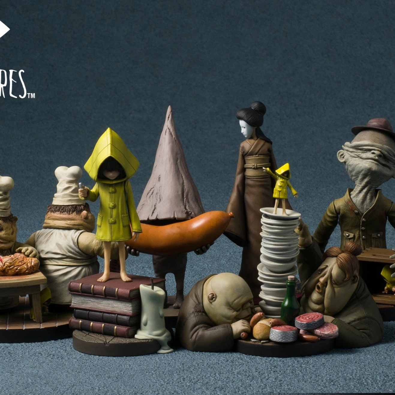 Little Nightmares Mini Figure Collection Box Original Color Ver. Game Room Designer Art