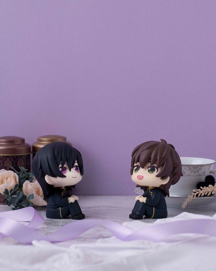 Miniature Sculpture Lookup CODE GEASS Lelouch of the Rebellion Lelouch Lamperouge & Suzaku Kururugi set (with gift)