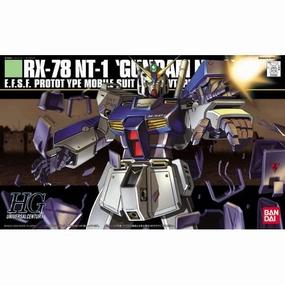 Book Character Smart Toy Bandai Hobby HGUC 1/144 #047 RX-78 NT-1 Gundam (5059158)