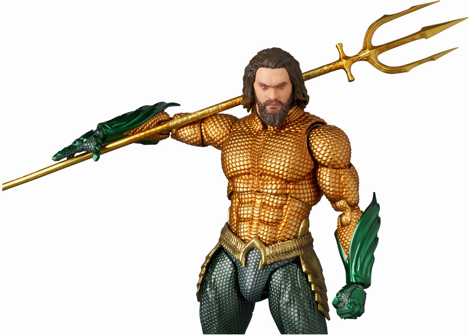 MAFEX Aquaman (Gold & Green Suit) Collectible Collectible Man Cave